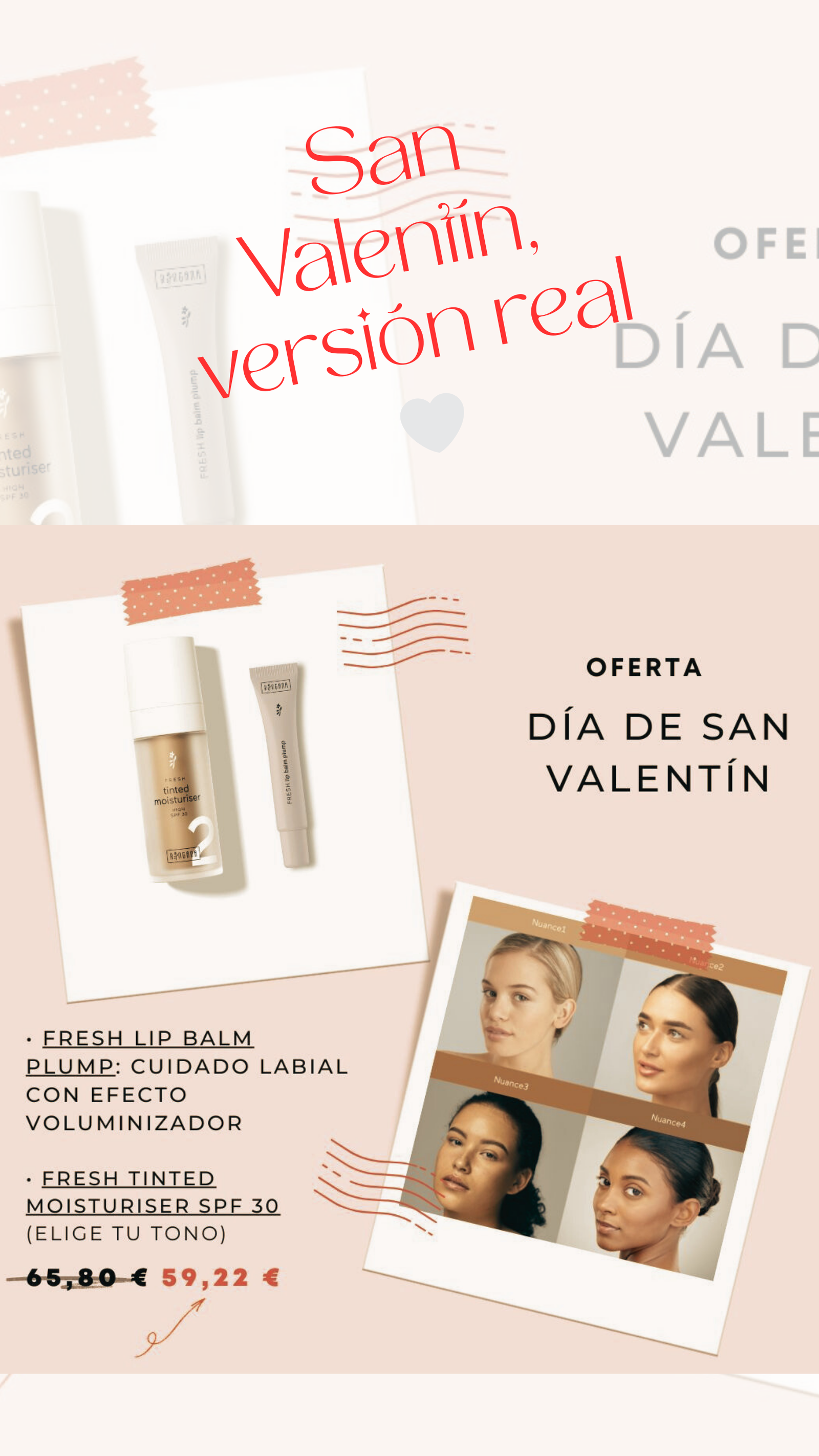 Story promocional para producto de belleza